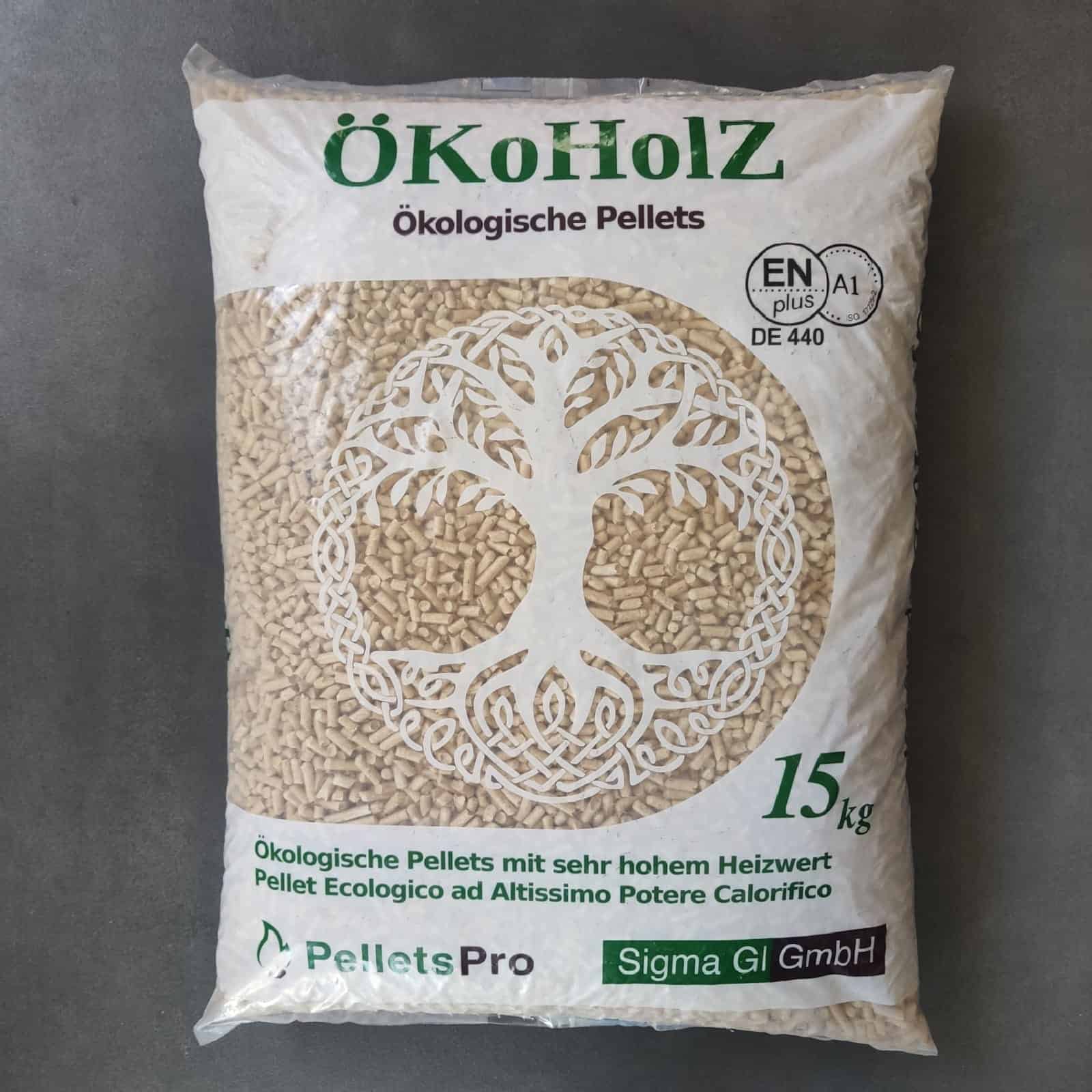 OKOHOLZ PELLET - EN PLUS A1 - Bilico intero (richiedi preventivo)